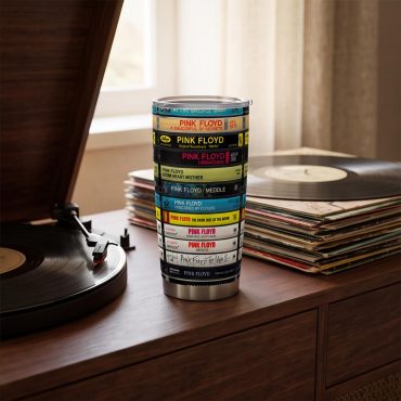 Pink Floyd Tumbler - Albums Cassette Retro Collection