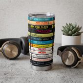 Pink Floyd Tumbler - Albums Cassette Retro Collection