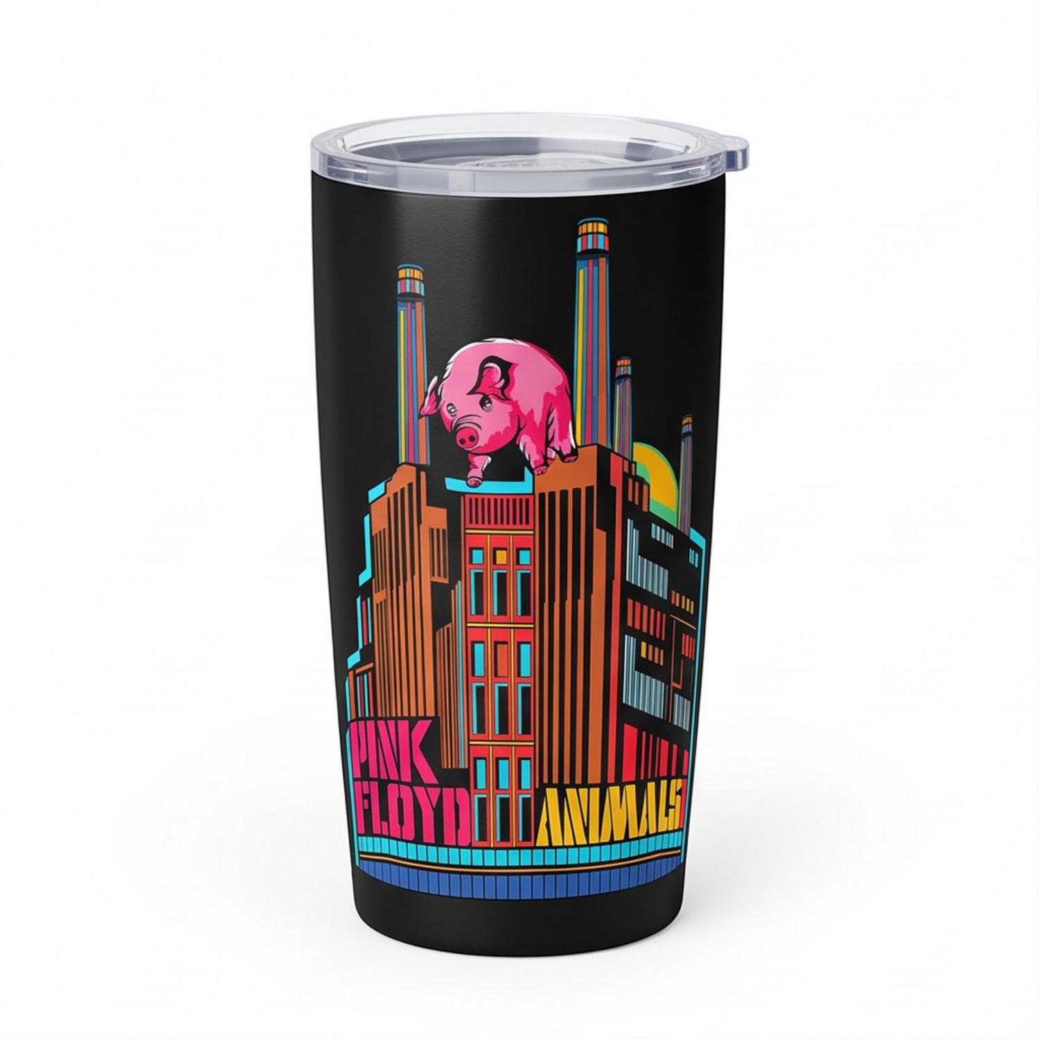Pink Floyd Tumbler - Animals Psychedelic Art Pink Floyd Tumbler - Animals Psychedelic Art