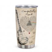Pink Floyd Tumbler - Comfortably Numb Lyrics Band Signatures