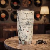 Pink Floyd Tumbler - Comfortably Numb Lyrics Band Signatures