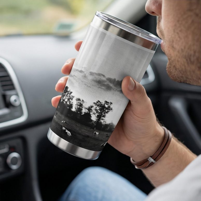Pink Floyd tumbler - Cow Field