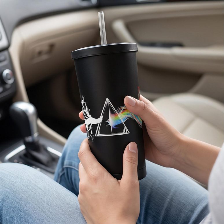 Pink Floyd Tumbler - Dark Side Of Roots Prism Pink Floyd Tumbler - Dark Side Of Roots Prism