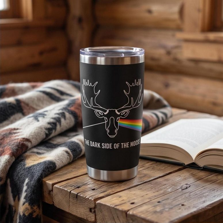 Pink Floyd Tumbler - Dark Side Of The Moose Pink Floyd Tumbler - Dark Side Of The Moose