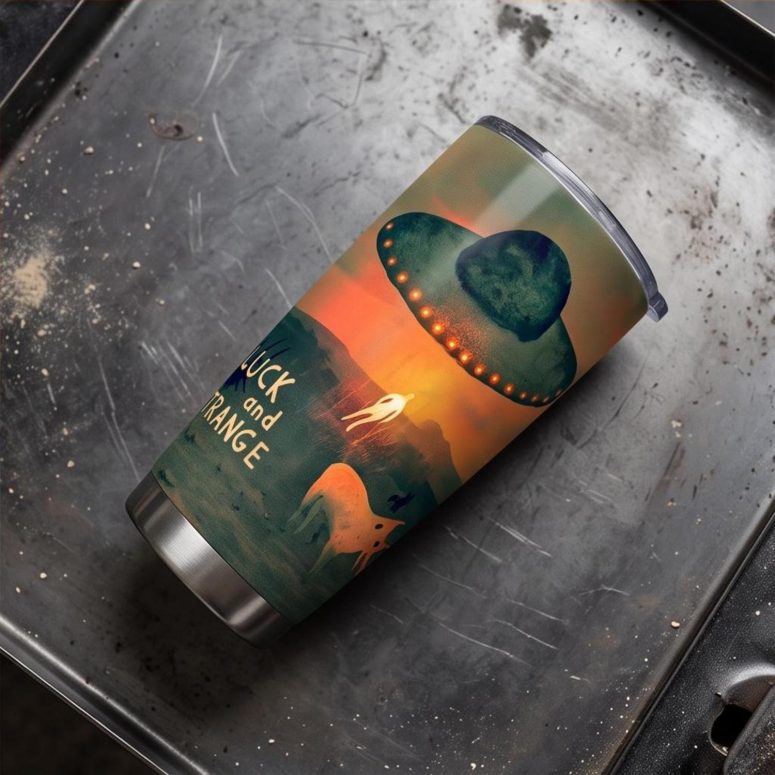 Pink Floyd Tumbler - David GIlmour Luck And Strange Dark and Velvet Nights
