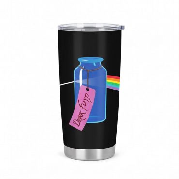 Pink Floyd Tumbler - Drink Floyd Alice in Wonderland Meets TDSOTM