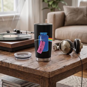 Pink Floyd Tumbler - Drink Floyd Alice in Wonderland Meets TDSOTM