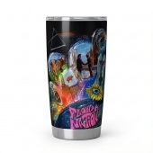 Pink Floyd Tumbler - DSOTM WYWH Animals Album Collage oil painting