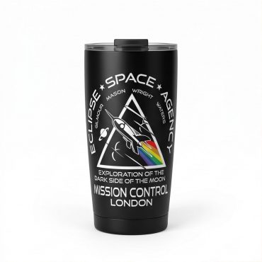 Pink Floyd Tumbler - Eclipse Space Agency Exploration of TDSOTM Mission Control London