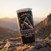 Pink Floyd Tumbler - Eclipse Space Agency Exploration of TDSOTM Mission Control London Pink Floyd Tumbler - Eclipse Space Agency Exploration of TDSOTM Mission Control London