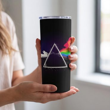 Pink Floyd Tumbler - Eeve Evolution Dark Side Of The Moon Pokemon