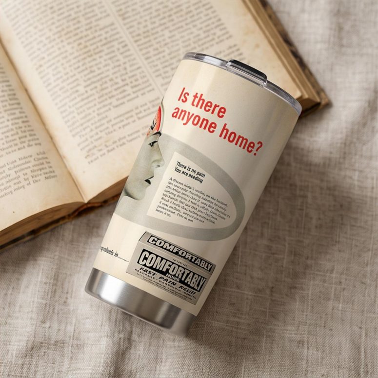 Pink Floyd Tumbler - Hello Is There Anybody In There