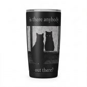 Pink Floyd Tumbler - Is There Any Body Out There Funny Witchy Cat