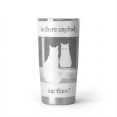 Pink Floyd Tumbler - Is There Any Body Out There Funny Witchy Cat