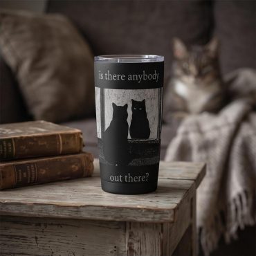 Pink Floyd Tumbler - Is There Any Body Out There Funny Witchy Cat