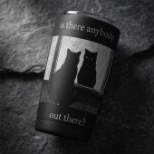 Pink Floyd Tumbler - Is There Any Body Out There Funny Witchy Cat
