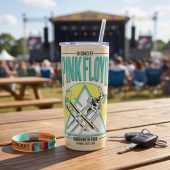 Pink Floyd Tumbler - Knebworth Park 1975 Pink Floyd Tumbler - Knebworth Park 1975