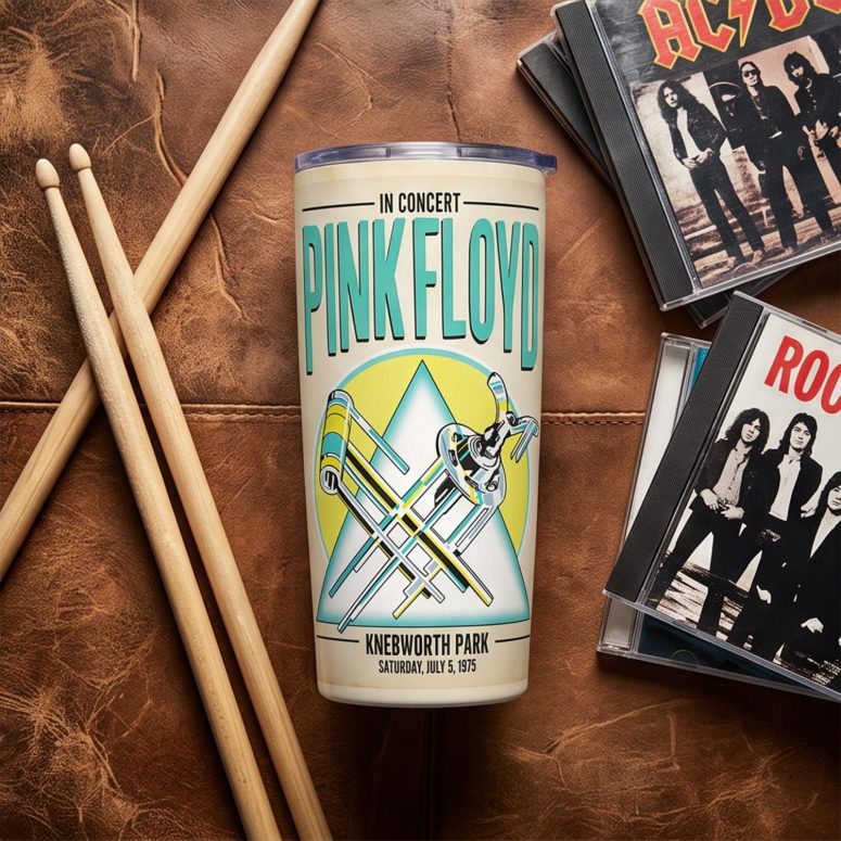 Pink Floyd Tumbler - Knebworth Park 1975 Pink Floyd Tumbler - Knebworth Park 1975