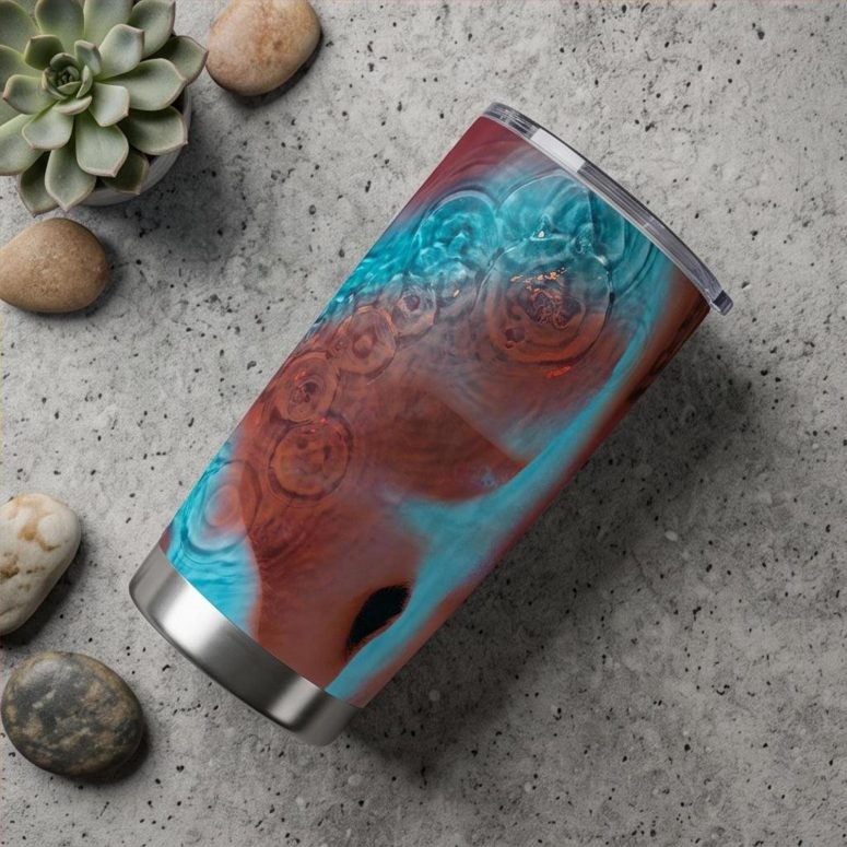 Pink Floyd Tumbler - Meddle Album Cover 1971 Pink Floyd Tumbler - Meddle Album Cover 1971