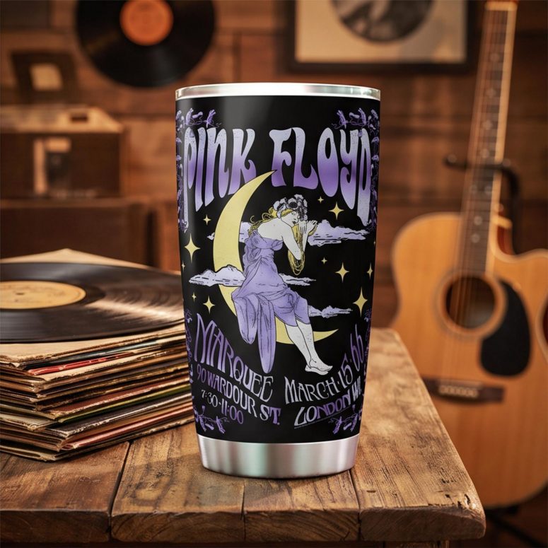 Pink Floyd Tumbler - Moon Girl Marquee March 15 66 London