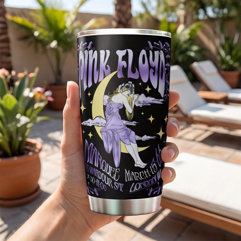 Pink Floyd Tumbler - Moon Girl Marquee March 15 66 London