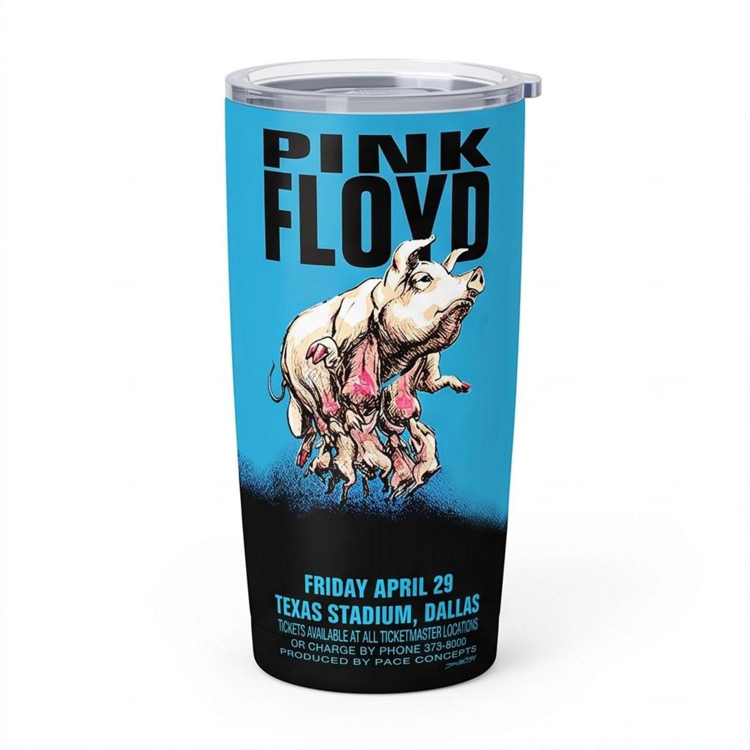 Pink Floyd Tumbler - Pink Floyd Dallas Texas 1994 Concert Pink Floyd Tumbler - Pink Floyd Dallas Texas 1994 Concert