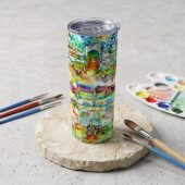 Pink Floyd Tumbler - Pink Floyd in concert at Pompeii Watercolor Pink Floyd Tumbler - Pink Floyd in concert at Pompeii Watercolor
