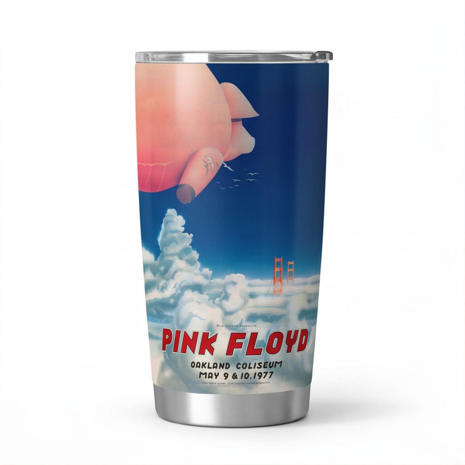 Pink Floyd Tumbler - Pink Floyd Oakland Coliseum Poster Pink Floyd Tumbler - Pink Floyd Oakland Coliseum Poster