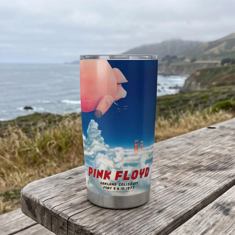 Pink Floyd Tumbler - Pink Floyd Oakland Coliseum Poster Pink Floyd Tumbler - Pink Floyd Oakland Coliseum Poster