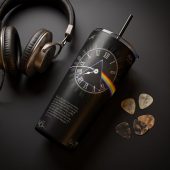 Pink Floyd Tumbler - Pink Floyd quote Time Art Pre Signed