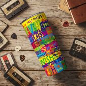 Pink Floyd Tumbler - Pink Floyd Wish You Were Here Limited Edition Art Print Signed LyricArt