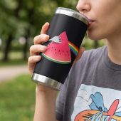 Pink Floyd Tumbler - The Fork Side of the Watermelon Pink Floyd Tumbler - The Fork Side of the Watermelon
