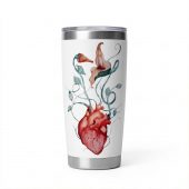 Pink Floyd Tumbler - The Wall Flower Heart What shall we do now