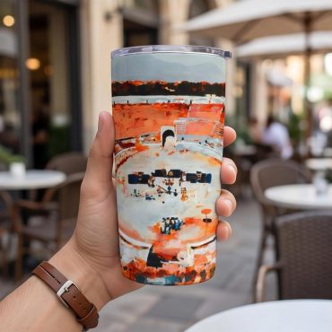 Pink Floyd Tumbler - This is where the magic happens Pink Floyd in Pompeii Painting
