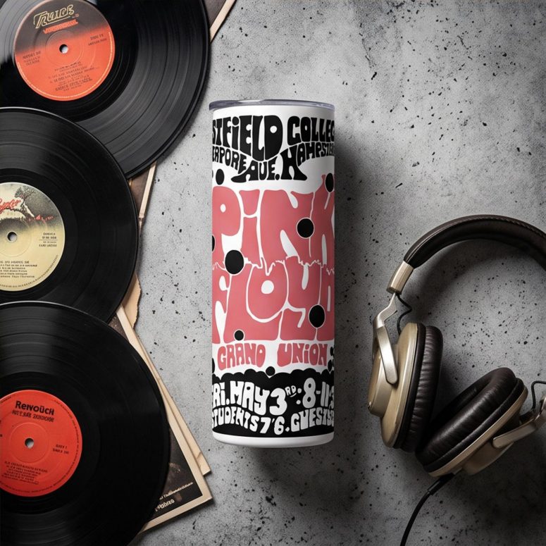 Pink Floyd Tumbler - Westfield College Hampstead Concert 1968