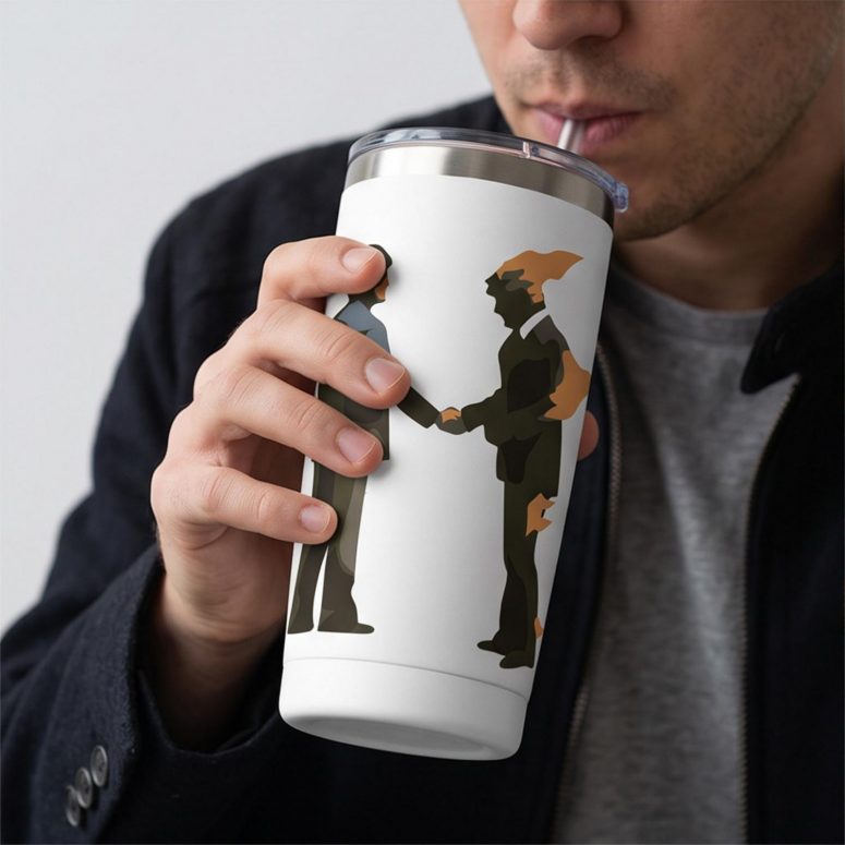 Pink Floyd Tumbler - Wish You Were Here Burning Man