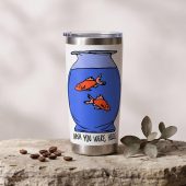 Pink Floyd Tumbler - Wish You Were Here lost souls in Fish Bowl Doodle Art