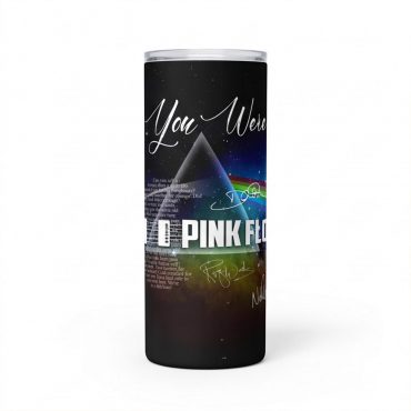 Pink Floyd Tumbler - Wish You Were Here With Guitar Typography And Signatures
