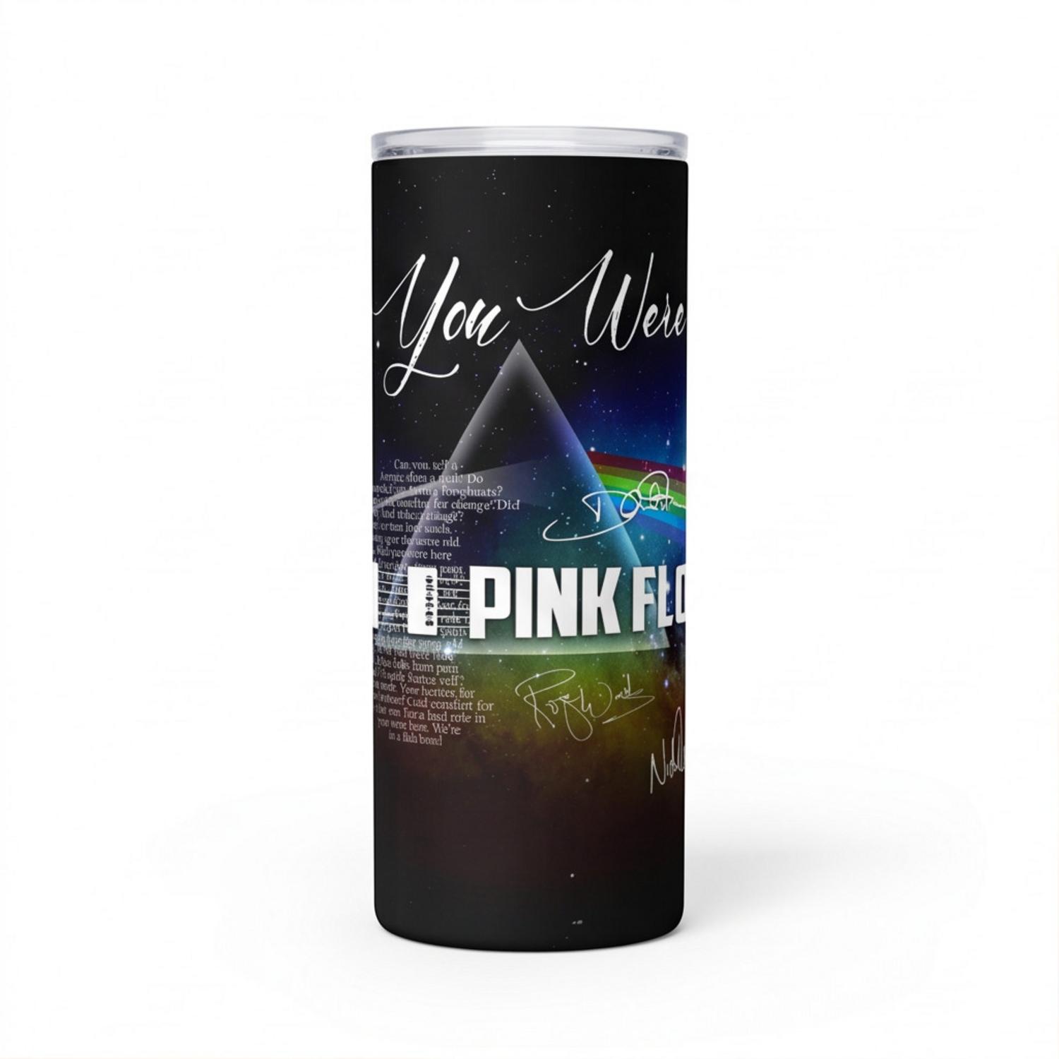Pink Floyd Tumbler - Wish You Were Here With Guitar Typography And Signatures Pink Floyd Tumbler - Wish You Were Here With Guitar Typography And Signatures