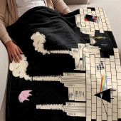 Pink Floyd Velveteen Plush Blanket - Album Art DSOTM Animals The Wall Pink Floyd Velveteen Plush Blanket - Album Art DSOTM Animals The Wall