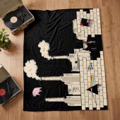 Pink Floyd Velveteen Plush Blanket - Album Art DSOTM Animals The Wall Pink Floyd Velveteen Plush Blanket - Album Art DSOTM Animals The Wall