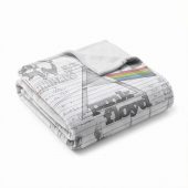 Pink Floyd Velveteen Plush Blanket - Album Collage Sketch
