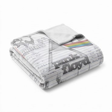 Pink Floyd Velveteen Plush Blanket - Album Collage Sketch Pink Floyd Velveteen Plush Blanket - Album Collage Sketch