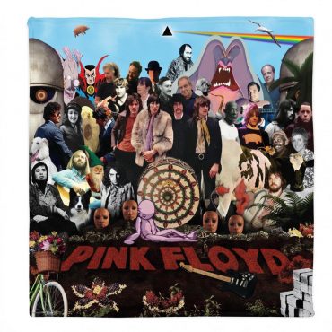 Pink Floyd Velveteen Plush Blanket - All In All, They’re Just Bricks From The Wall Pink Floyd Velveteen Plush Blanket - All In All, They’re Just Bricks From The Wall