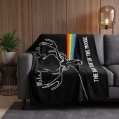 Pink Floyd Velveteen Plush Blanket - Dark Side Of The Moose Pink Floyd Velveteen Plush Blanket - Dark Side Of The Moose