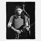 Pink Floyd Velveteen Plush Blanket - David Gilmour Live In Concert 1974