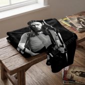 Pink Floyd Velveteen Plush Blanket - David Gilmour Live In Concert 1974 Pink Floyd Velveteen Plush Blanket - David Gilmour Live In Concert 1974