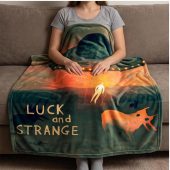 Pink Floyd Velveteen Plush Blanket - David GIlmour Luck And Strange Dark and Velvet Nights Pink Floyd Velveteen Plush Blanket - David GIlmour Luck And Strange Dark and Velvet Nights