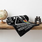 Pink Floyd Velveteen Plush Blanket - Eclipse Space Agency Exploration of TDSOTM Mission Control London Pink Floyd Velveteen Plush Blanket - Eclipse Space Agency Exploration of TDSOTM Mission Control London