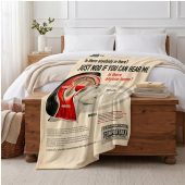 Pink Floyd Velveteen Plush Blanket - Hello Is There Anybody In There
